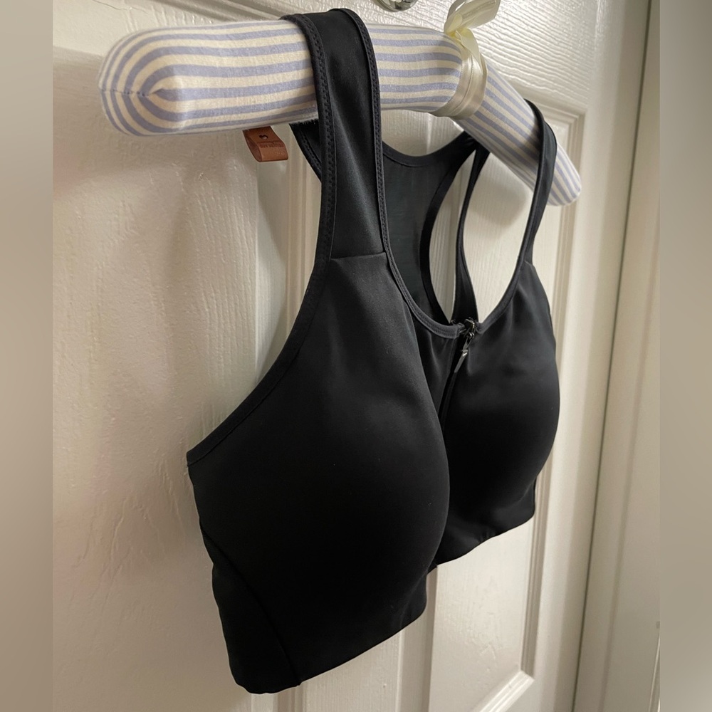Nike Black Racerback padded Sports Bra, Medium - Picture 12 of 14
